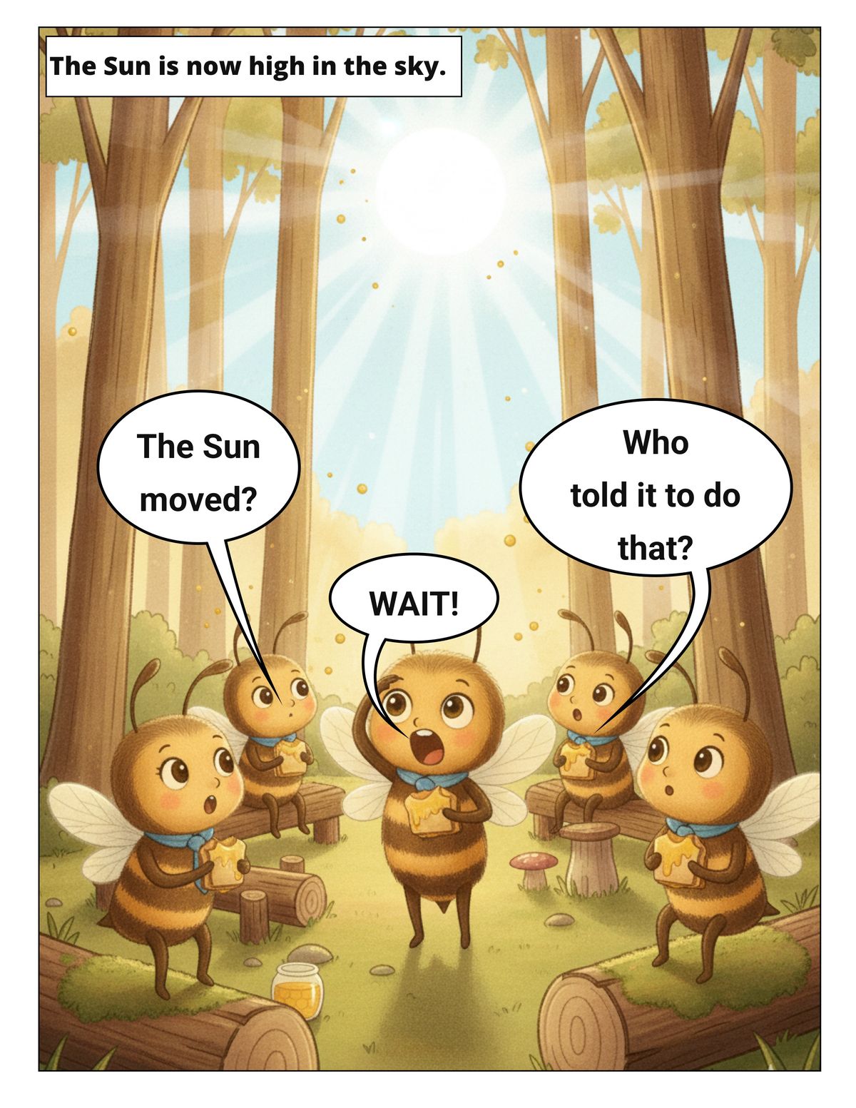 The Great Mount Tomber Sun Mystery! Elaboration for AC9S2U01 panel 2