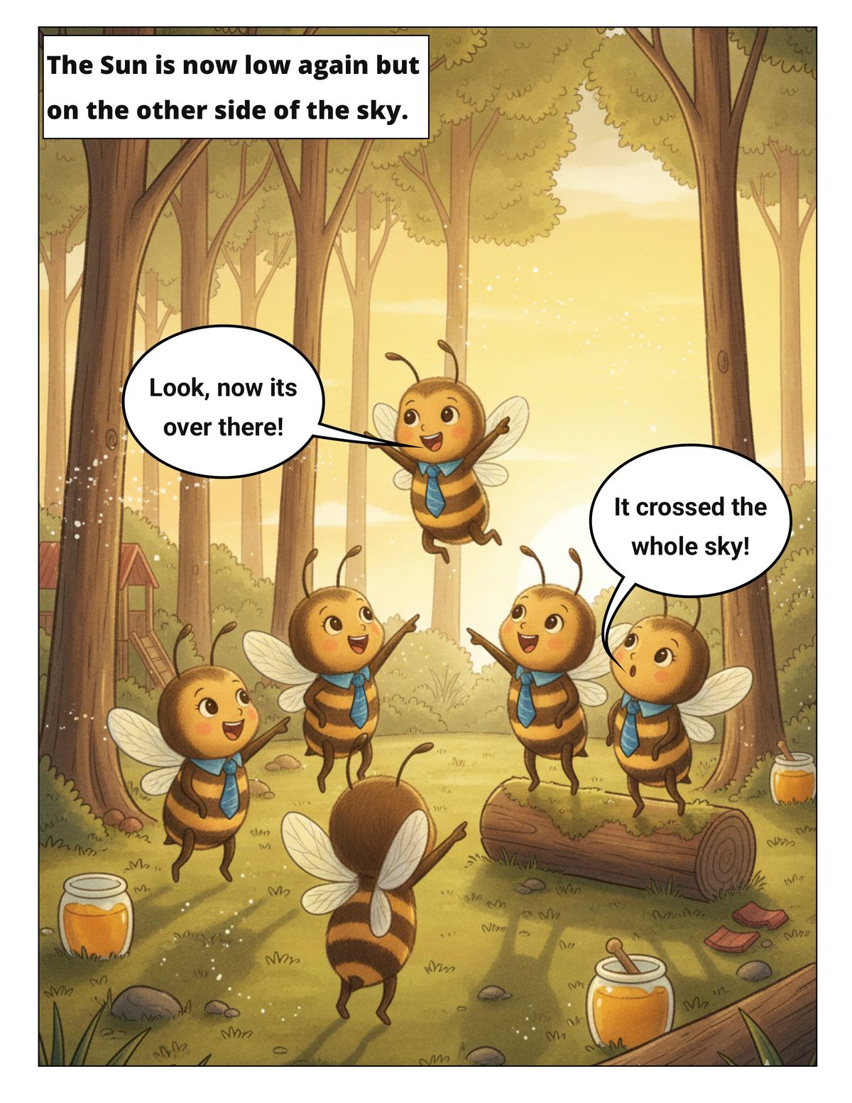 The Great Mount Tomber Sun Mystery! Elaboration for AC9S2U01 panel 4