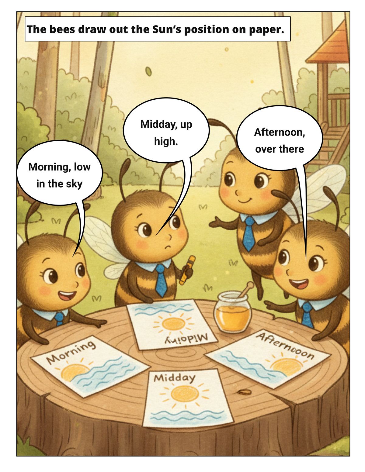 The Great Mount Tomber Sun Mystery! Elaboration for AC9S2U01 panel 5