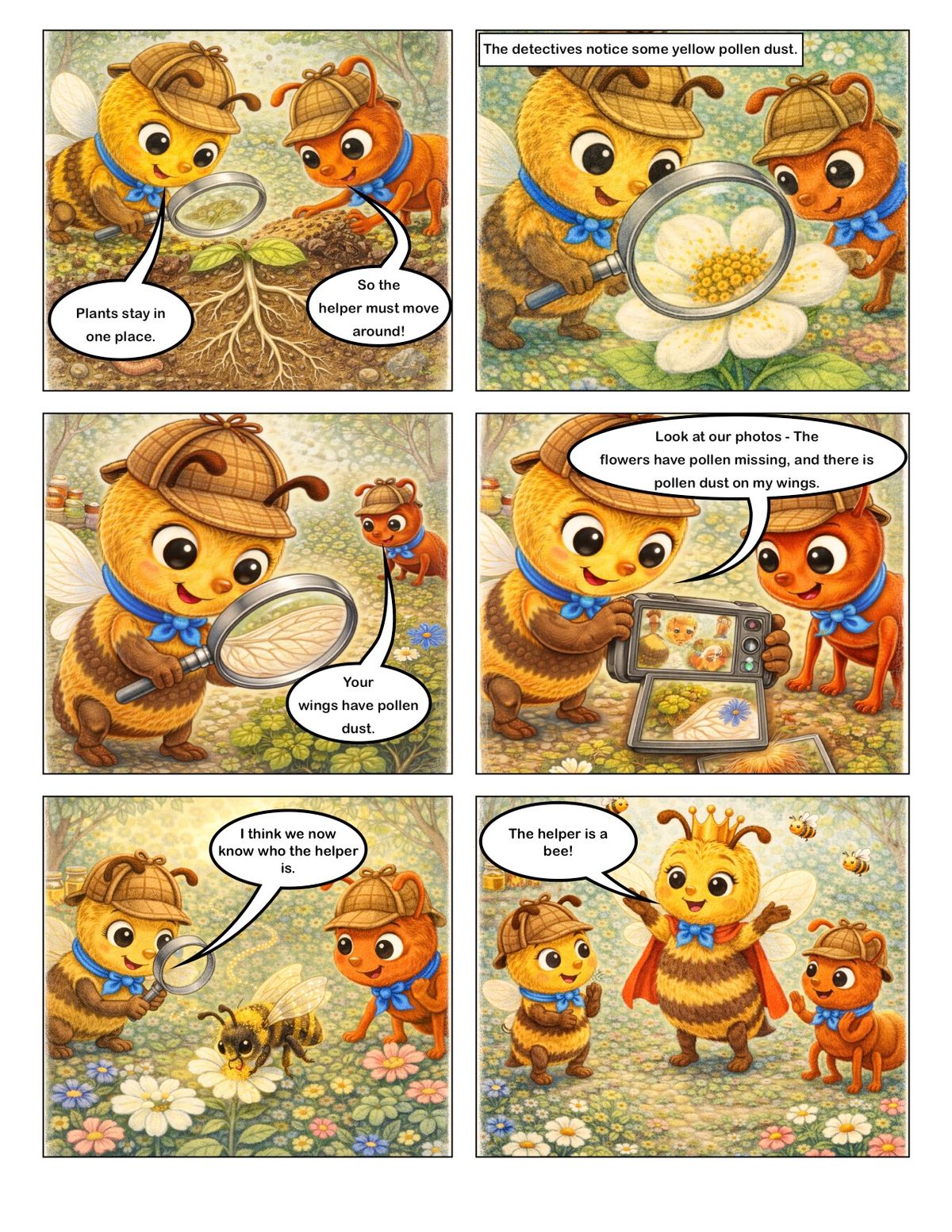 The Mystery Garden Helper. Elaboration for AC9SFU01 panel 2