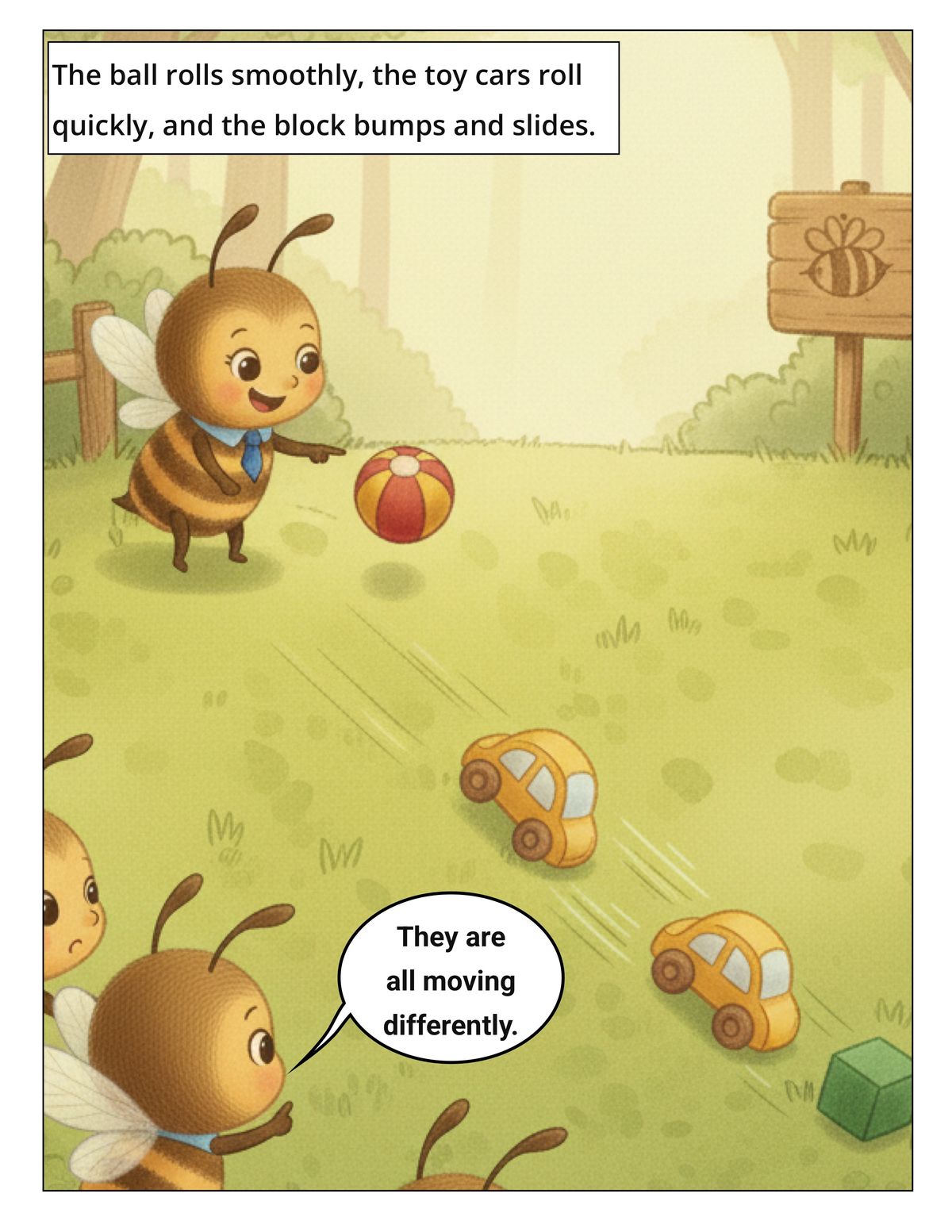 The wibbly wobbly hill test. Elaboration for AC9SFU02 panel 3