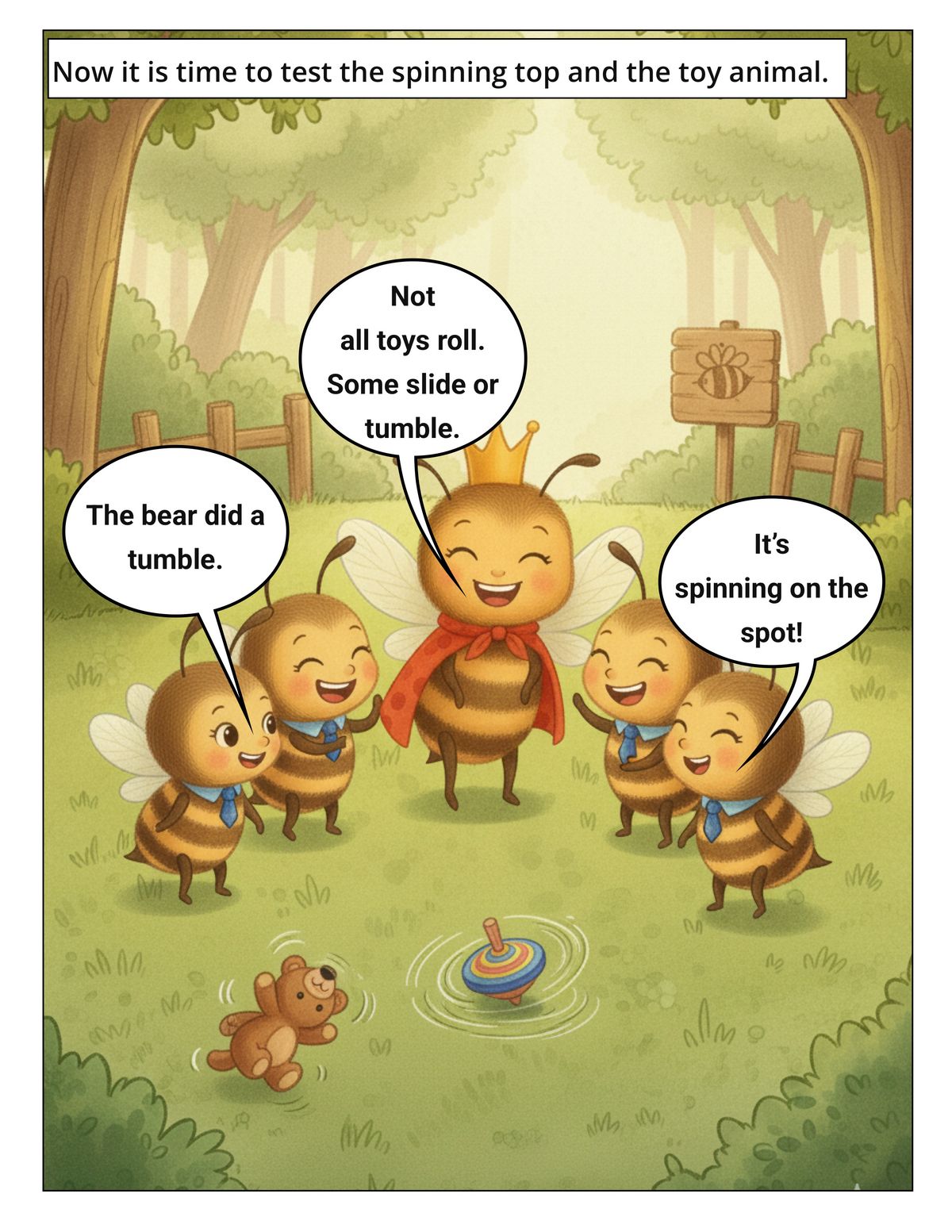 The wibbly wobbly hill test. Elaboration for AC9SFU02 panel 4