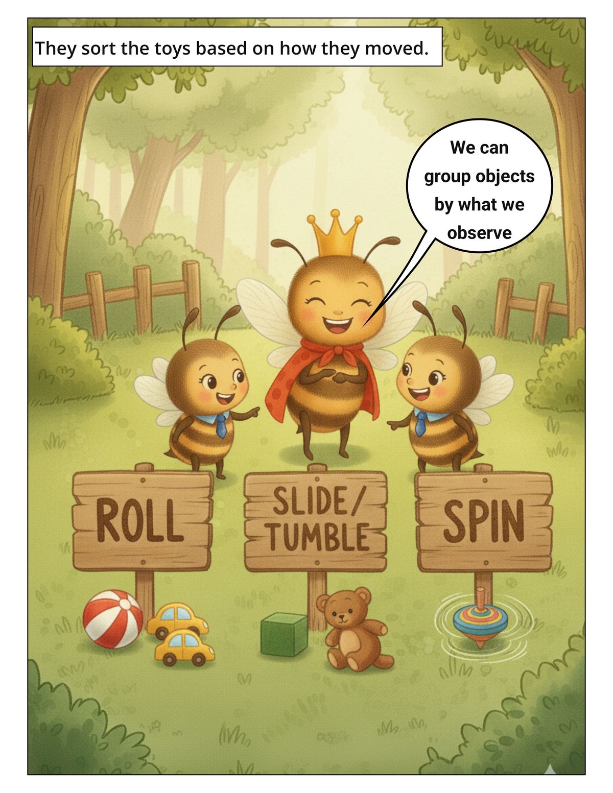 The wibbly wobbly hill test. Elaboration for AC9SFU02 panel 5