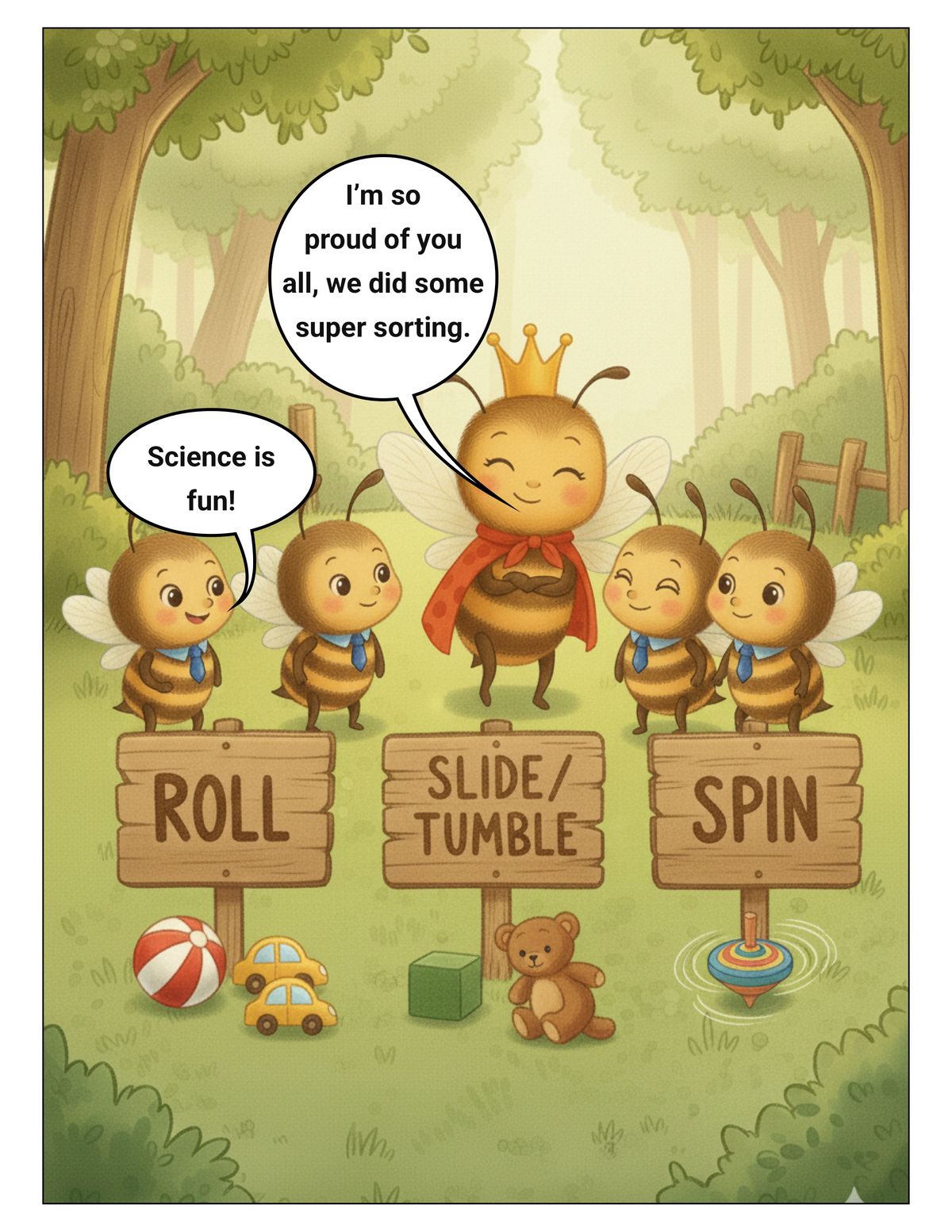 The wibbly wobbly hill test. Elaboration for AC9SFU02 panel 6