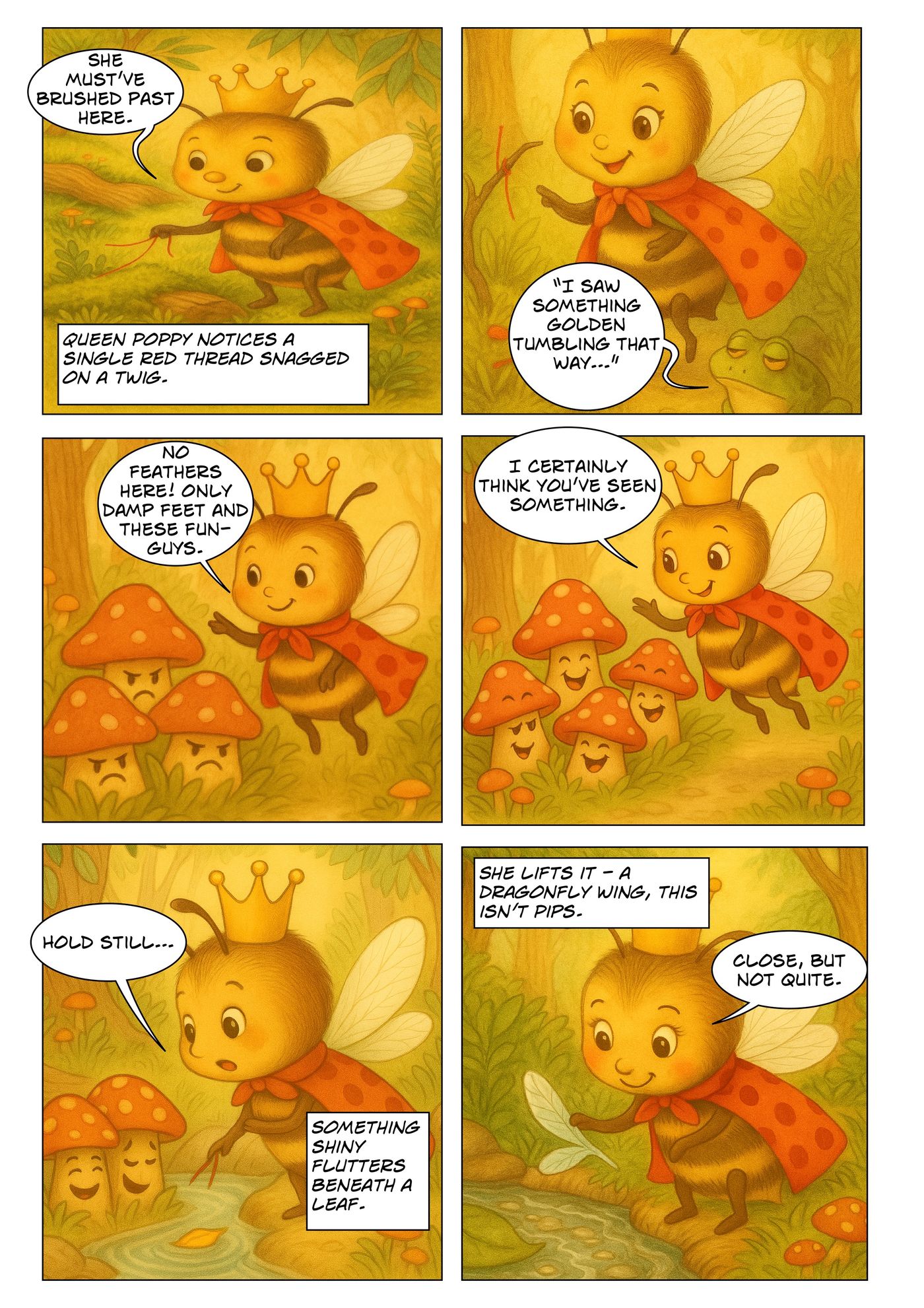 Queen Poppy and the Lost Wing panel 3