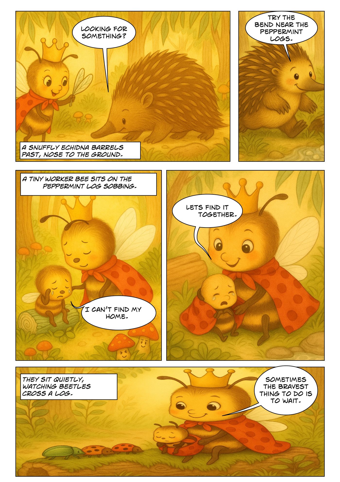 Queen Poppy and the Lost Wing panel 4